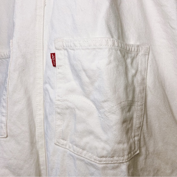 Levi’s Vintage Cotton Shortalls Overalls Short Cut. Size MEDIUM | EUC! - Picture 12 of 16